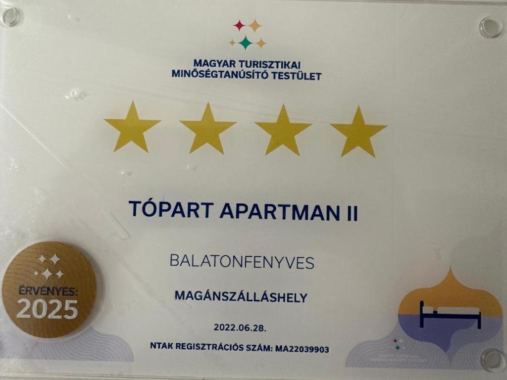 Topart Apartman I Balatonfenyves Esterno foto